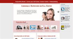 Desktop Screenshot of cursoscallcenter.com.br